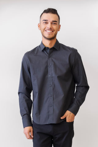 UNTUCKit Black Stone Wrinkle Free Shirt