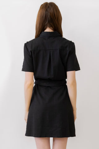 Apricot Cargo Dress with Belt