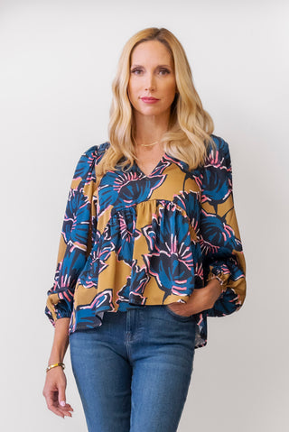 CROSBY Walton Blouse in Marigold