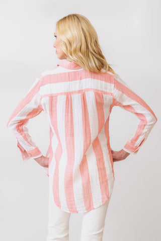 Rails Jaylin Shirt in Playa Stripe