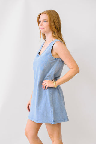 Z SUPPLY Sloane Knit Denim Dress