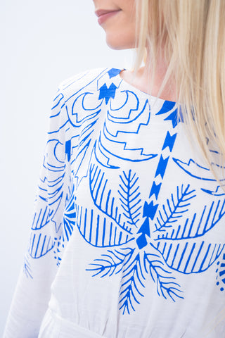 Z Supply Tahina Palm Mini Dress