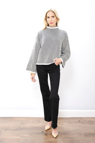 ELAN Turtle Neck Drop Sleeve Sweater