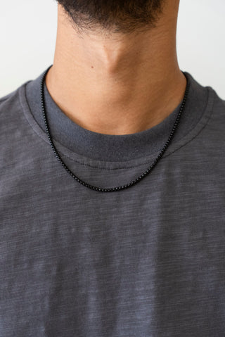 SMITH Black Chain Necklace