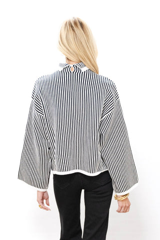 ELAN Turtle Neck Drop Sleeve Sweater