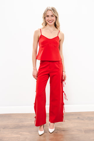 LNA Delia Tie Side Pants