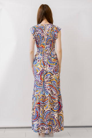 ANO Nadima Dress in Sunset Paisley