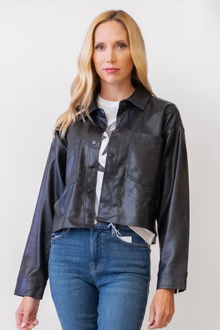 Z Supply All Day Leather Jacket