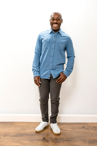 TNB Lennox Jersey Button Up