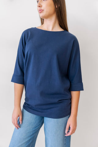 APRICOT Turn Up Batwing Top