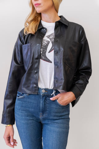 Z Supply All Day Leather Jacket