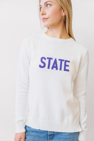 Pink Pineapple "Kansas State" State Sweater