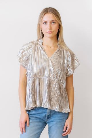 THML Champagne Blouse