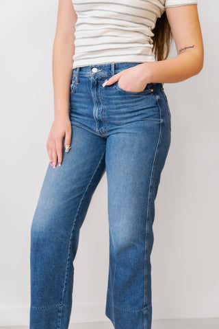 MOTHER Maven Wide Hem Ankle Jean