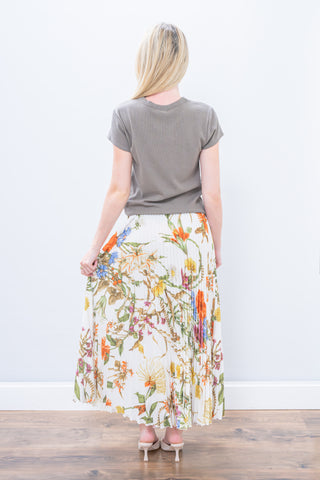 Wild Cosmos Jasmine Blossom Skirt