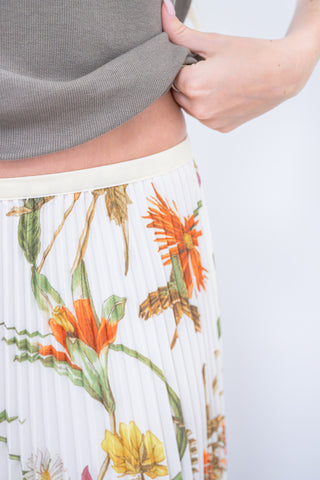 Wild Cosmos Jasmine Blossom Skirt