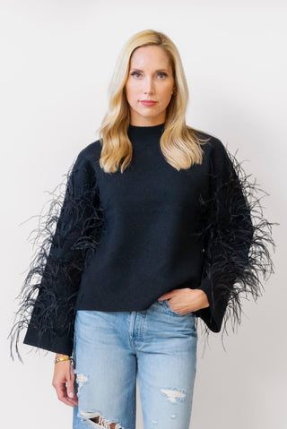 Elliatt Quill Jumper in Black