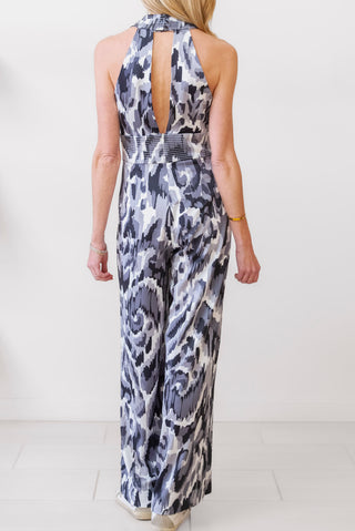 Elliatt Oneness Jumpsuit in Black and White