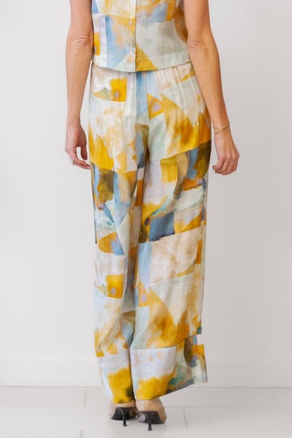 PINCH Printed Pants in Camel