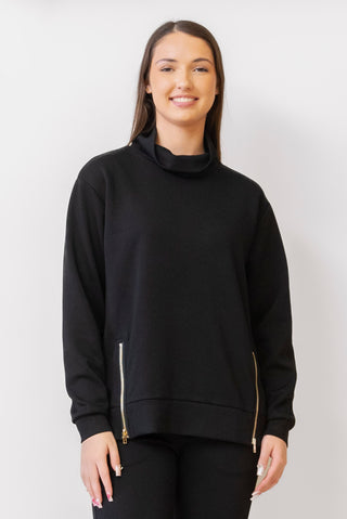 P. CILL Mock Neck Sweatshirt