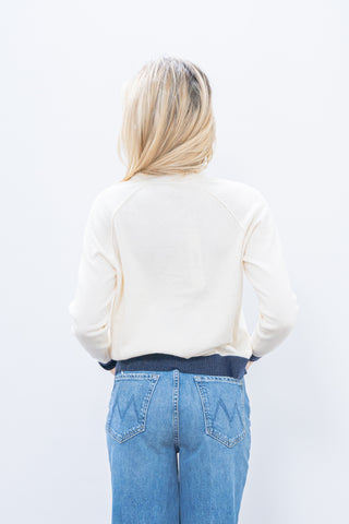 Zaket & Plover Cadigan w/ Navy Trim