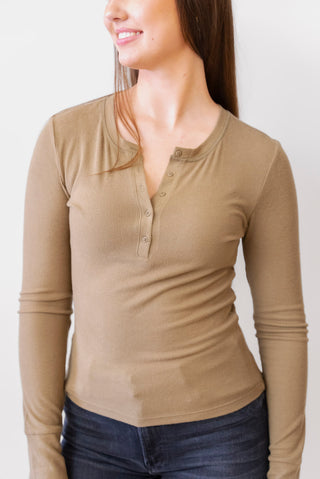 Z SUPPLY Scarlett Rib Henley