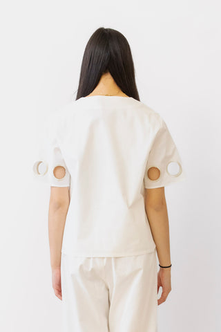 Crosby Coen Top in White