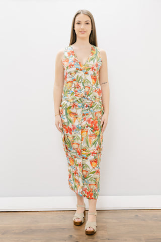 FARM RIO Cocktail Off White Sands Vest