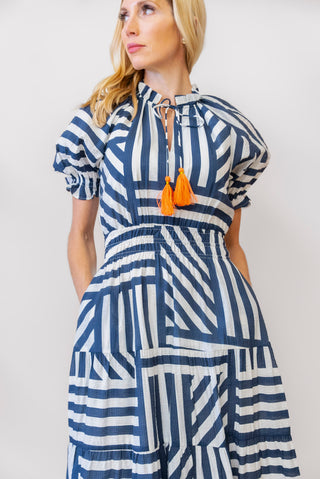 THML Patch Stripe Dress