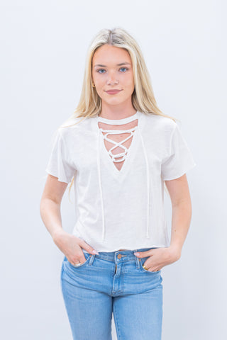 LNA Tropic Tie Up Tee
