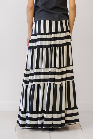 PINCH Patchwork Stripe Skirt