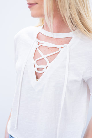 LNA Tropic Tie Up Tee