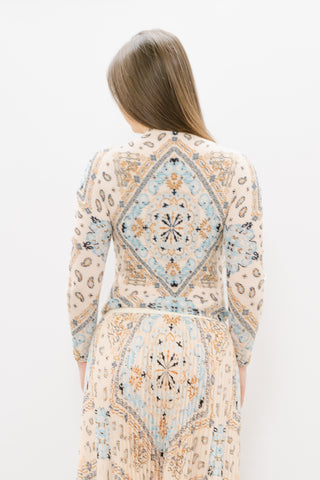WILD COSMOS Arianna Kilim 3D Honeycomb Top