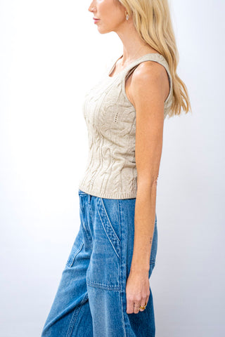 CURRENT AIR Boatneck Sweater/Scarf Sleeve