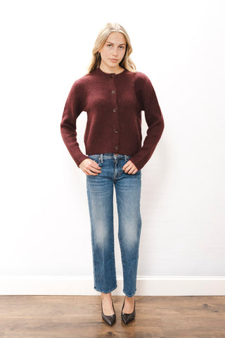 MOTHER Mid Rise Rambler Zip Ankle BOR Jeans