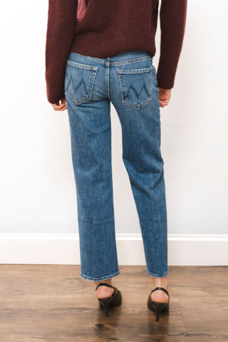 MOTHER Mid Rise Rambler Zip Ankle BOR Jeans