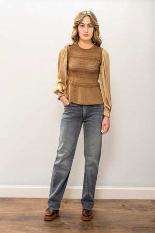 CURRENT AIR Mixed Media Sweater