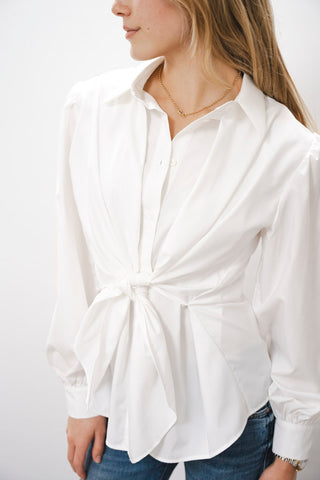 PINCH Tie Front Top