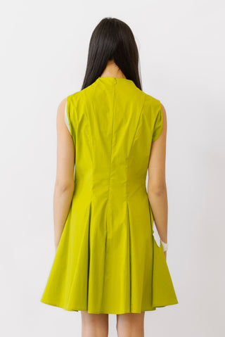 Crosby Declan Dress in Grasshopper