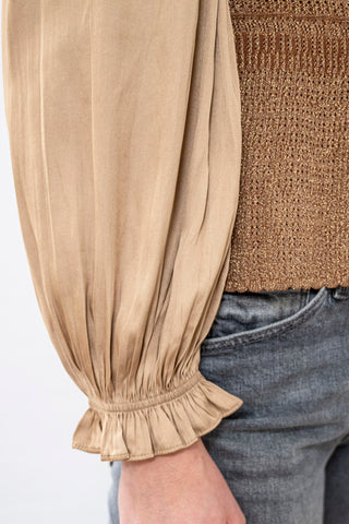 CURRENT AIR Mixed Media Sweater