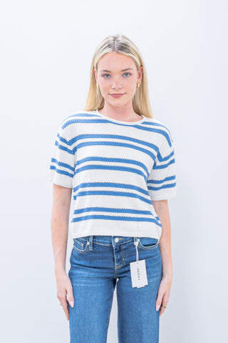 Z supply Prado Stripe Sweater Lake Blue