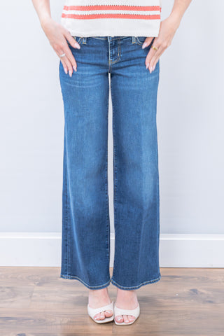 FRAME Le Low Slim Palazzo Femma