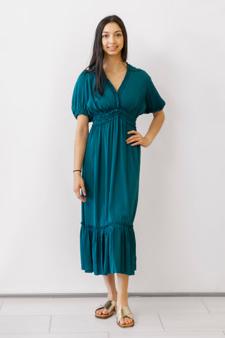 Elan Emerald Midi Dress
