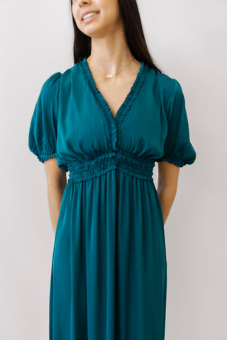 Elan Emerald Midi Dress