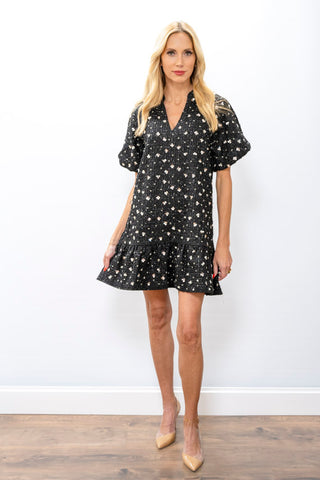 THML V Neck Dress w/ Sequins