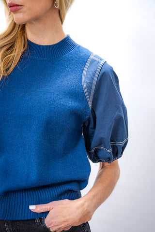 THML Mixed Media Sweater