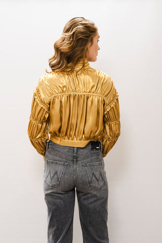 CURRENT AIR Gold Zip Jacket