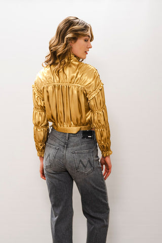 CURRENT AIR Gold Zip Jacket