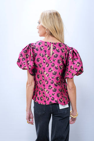 THML Leopard Print Top