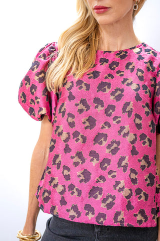 THML Leopard Print Top